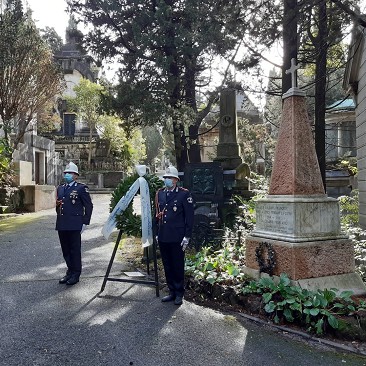 Commemorazione ai caduti francesi